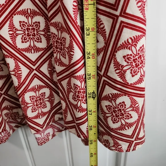 Heartbreaker Rust and Cream Swing Dress Size M - Picture 6 of 6